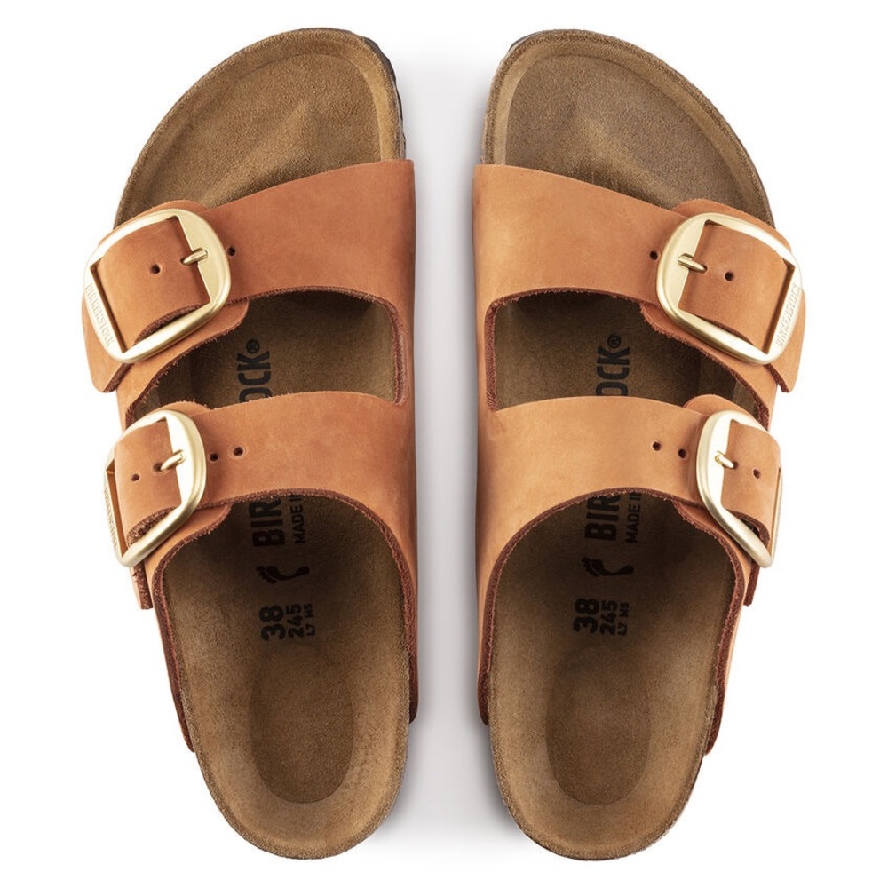 ❗️SOLD❗️Arizona Big Buckle Nubuck Leather Pecan